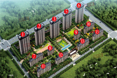 中天花园套三139平十一楼92万